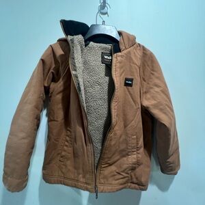 Walls Kids Tan Jacket with Sherpa Lining